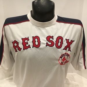 Adult MLB Boston Red Sox Jersey Style Shirt